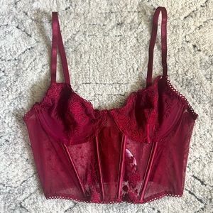 Kat The Label Nicolette Bustier in red